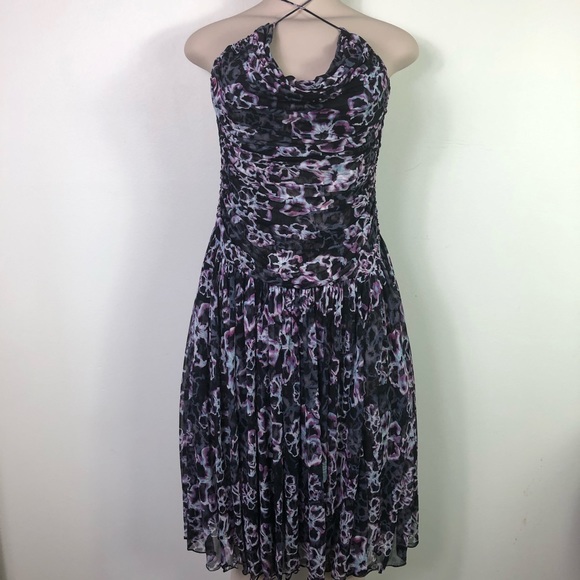 Diane von Furstenberg purple and black sundress - Picture 14 of 15